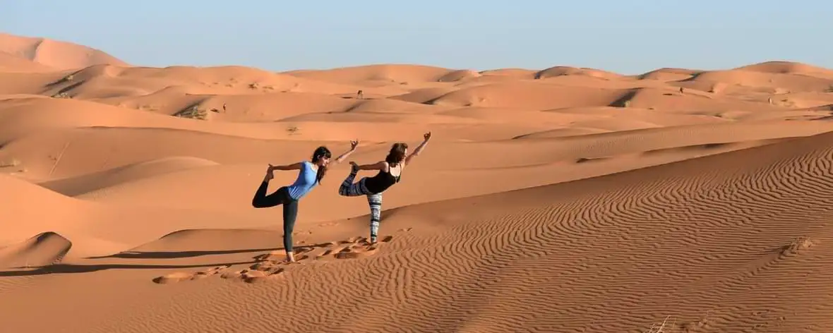 YOGA-IN-THE-DESERT-Marrakech_ATLAS_Ethnic-Morocco-Tours